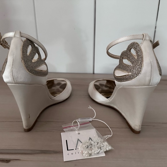 Anthropologie: Laura Porto wedges size 6 - Picture 3 of 4